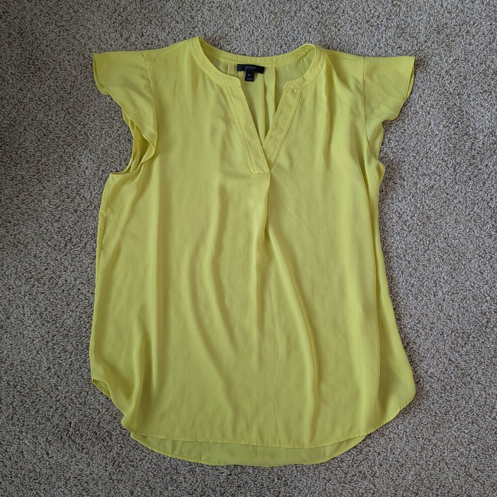 EUC J Crew sheer blouse, 16T (16 Tall)